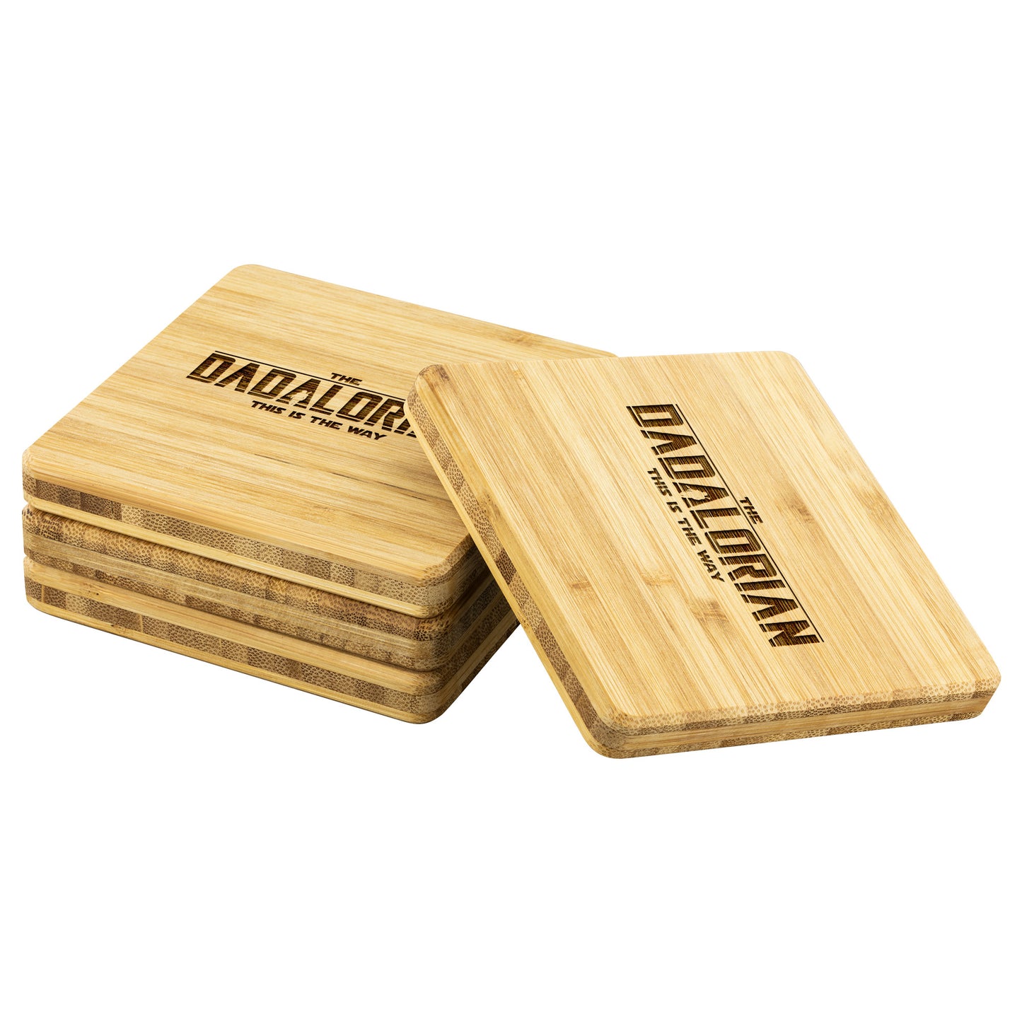 Dadalorian Coaster Set