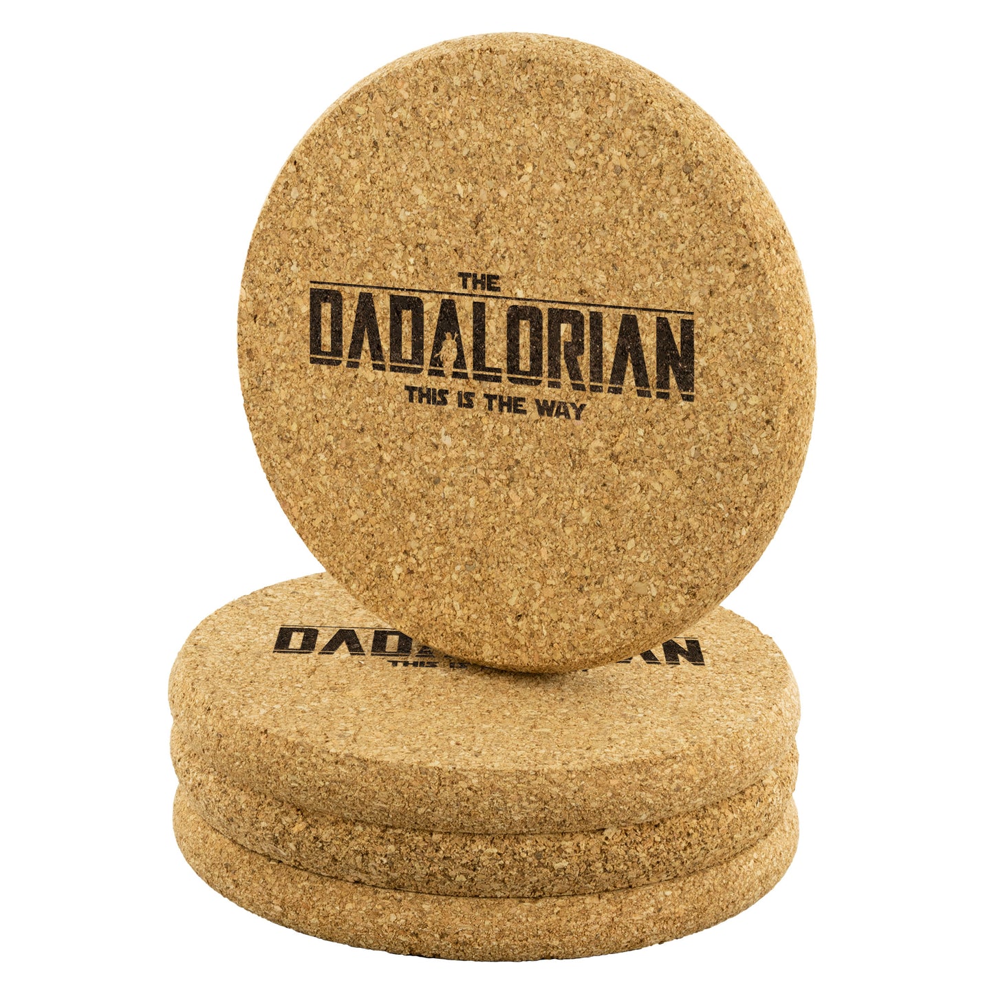 Dadalorian Cork Coaster