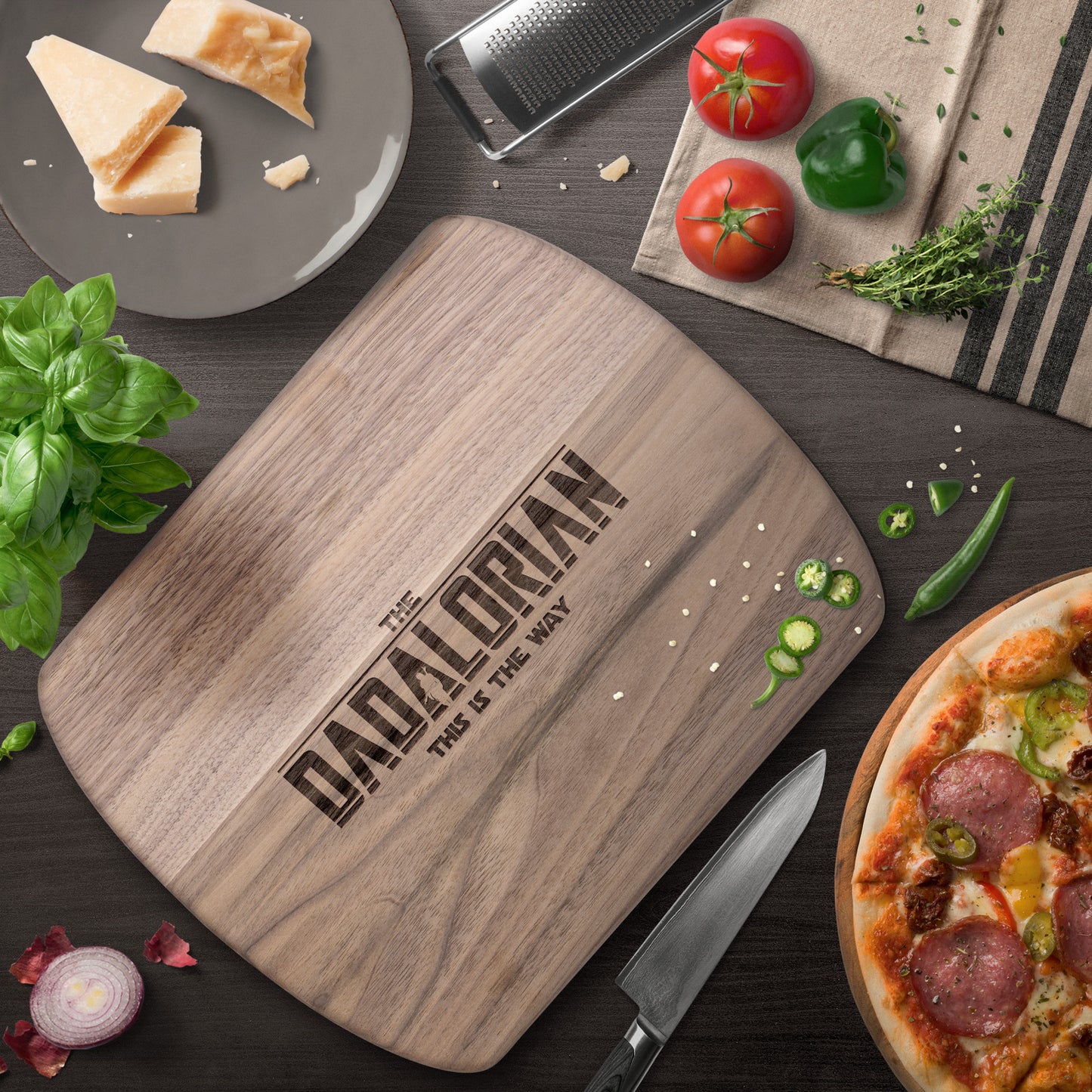 The Dadalorian Cutting Board
