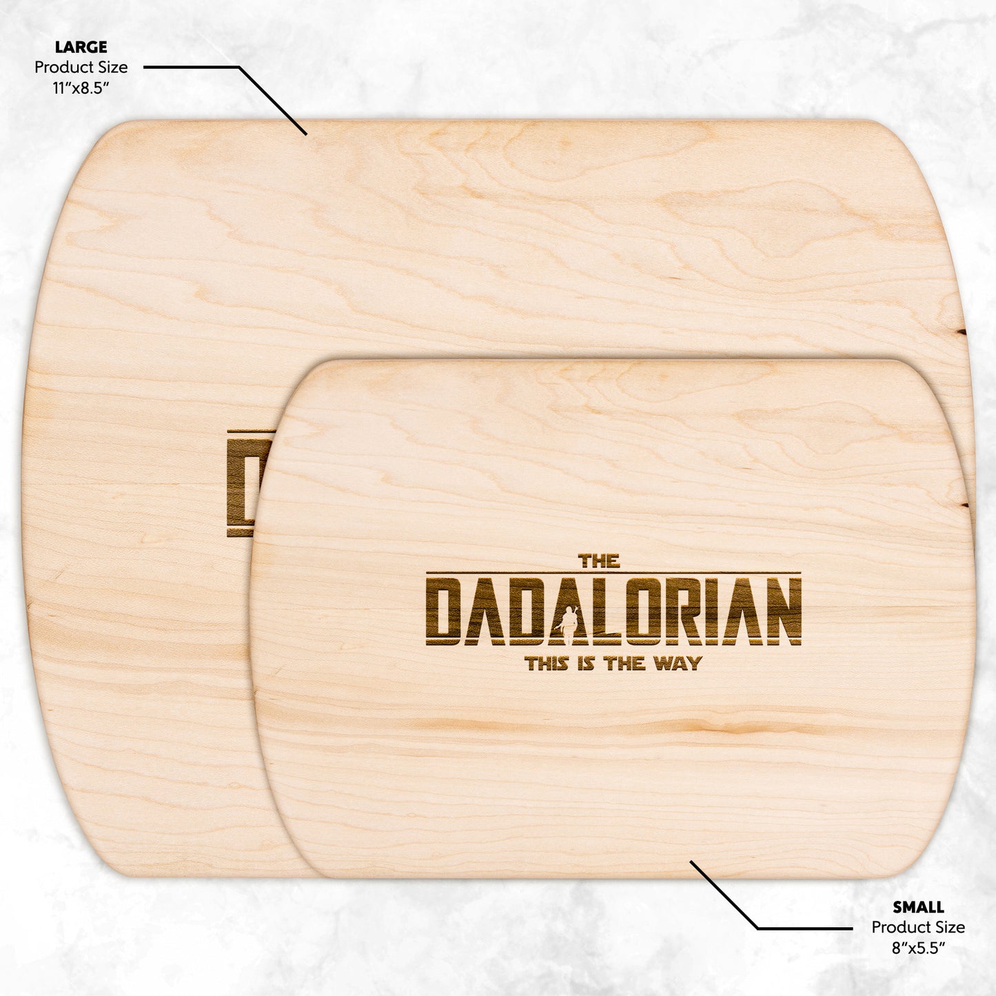 The Dadalorian Cutting Board