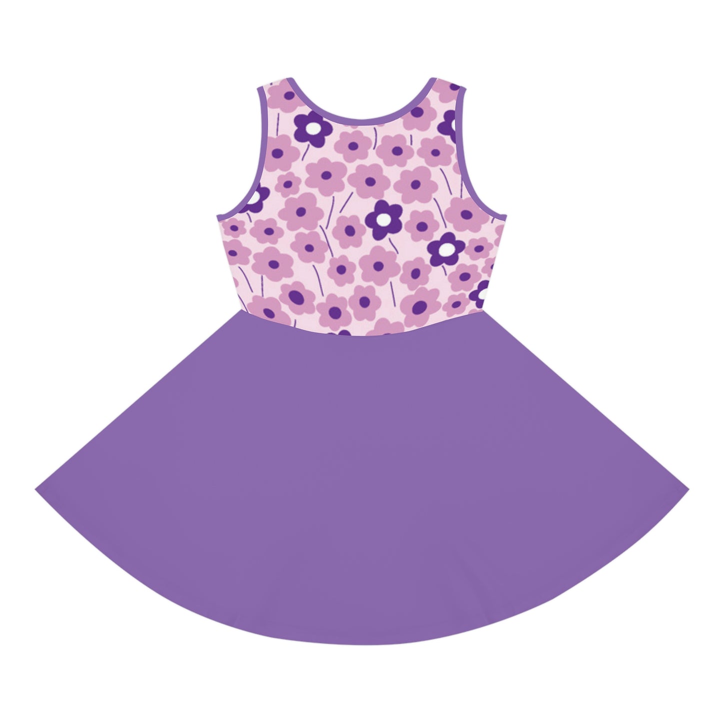 Girls' Sleeveless Sundress (AOP)