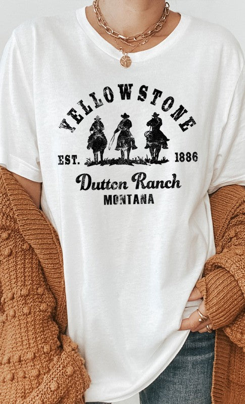 Yellowstone Dutton Ranch Riding PLUS Graphic Tee