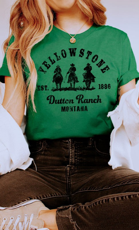 Yellowstone Dutton Ranch Riding PLUS Graphic Tee