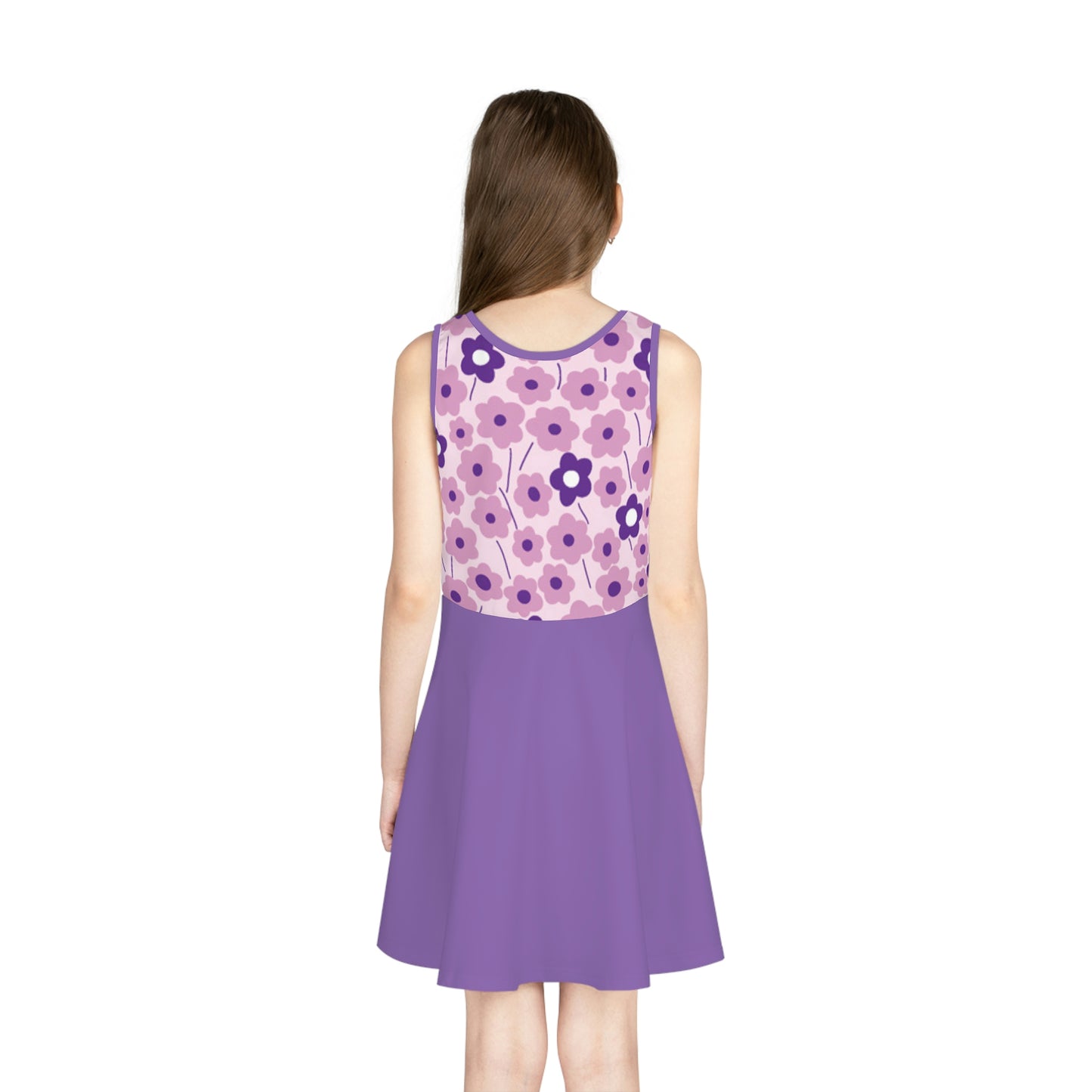Girls' Sleeveless Sundress (AOP)