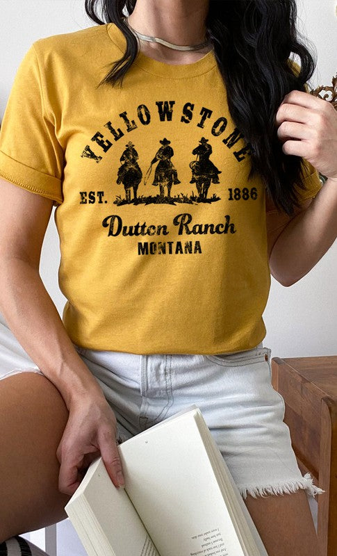 Yellowstone Dutton Ranch Riding PLUS Graphic Tee