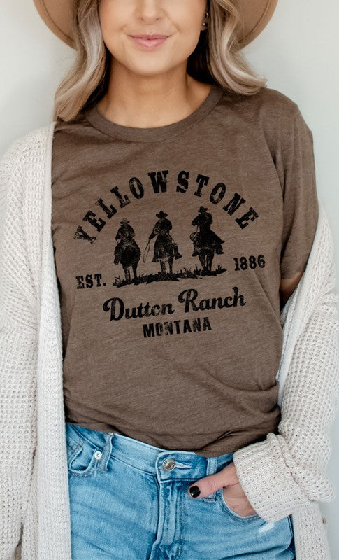 Yellowstone Dutton Ranch Riding PLUS Graphic Tee