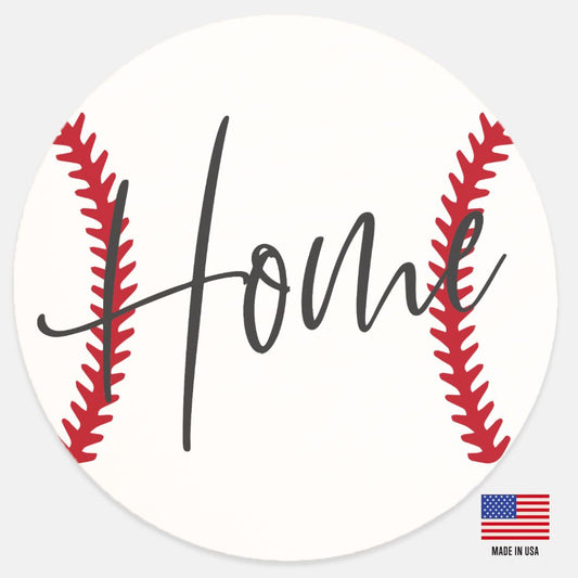 Baseball Home wooden sign