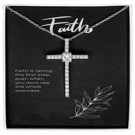 CZ Cross Necklace