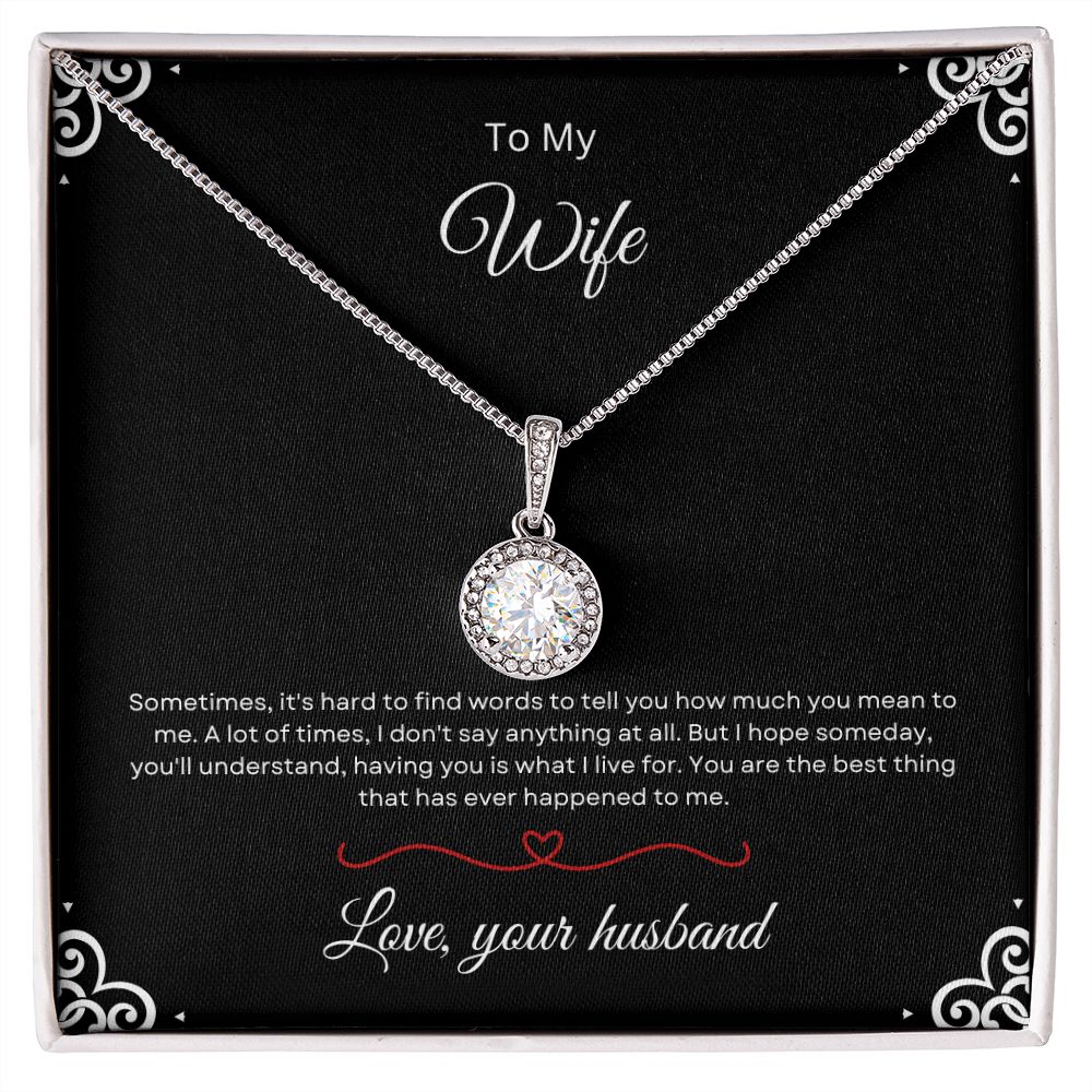 To my wife