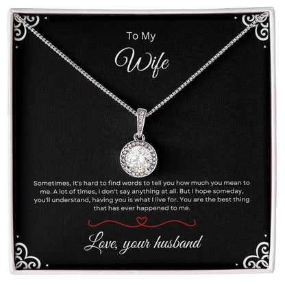 To my wife
