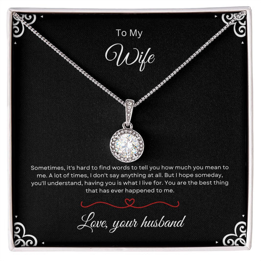 To my wife