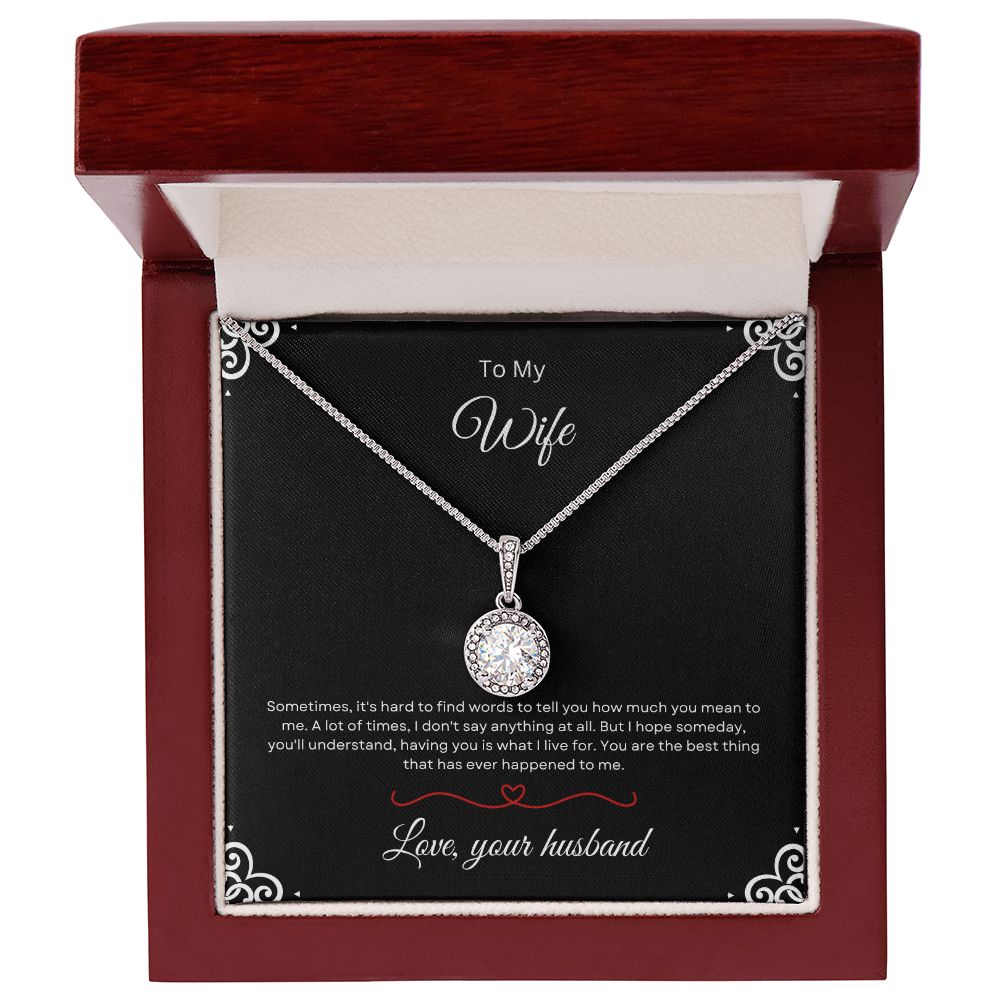 To my wife